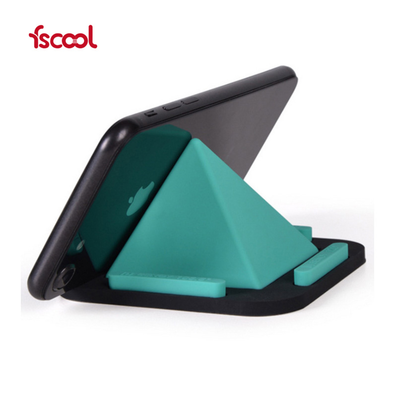 创意金字塔硅胶手机支架-fscool手机